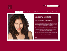Tablet Screenshot of christinadelaine.com